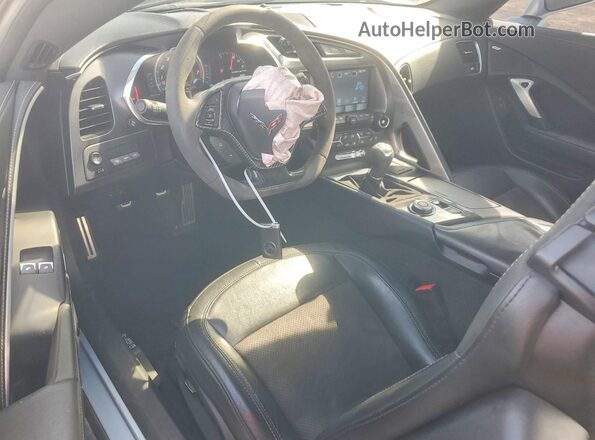 1G1YX2D75H5111829 2017 CHEVROLET CORVETTE Серебряный Вид панели приборов