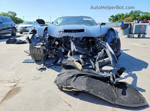 1G1YY2D77J5104013 2018 CHEVROLET CORVETTE Черный Вид спереди