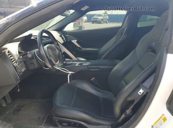 1G1YY2D78H5121719 2017 CHEVROLET CORVETTE White Front interior view