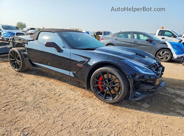 1G1YY3D77J5101912 2018 CHEVROLET CORVETTE Black Delantero derecho