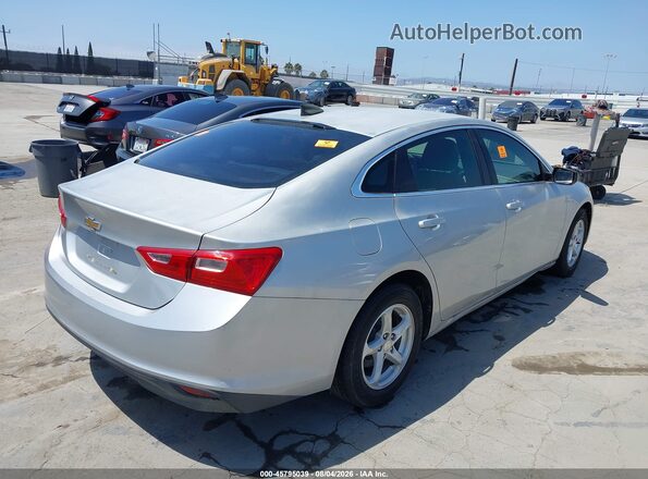 1G1ZB5ST0GF297437 2016 CHEVROLET MALIBU Серебряный Задняя правая четверть