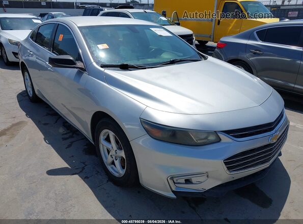 1G1ZB5ST0GF297437 2016 CHEVROLET MALIBU Серебряный Вид спереди