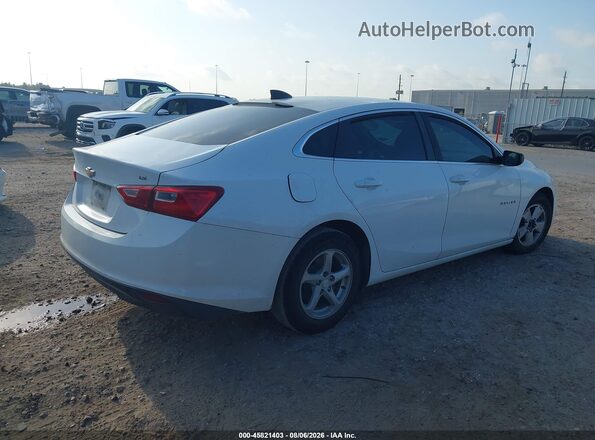 1G1ZB5ST0GF301857 2016 CHEVROLET MALIBU White Tył prawy