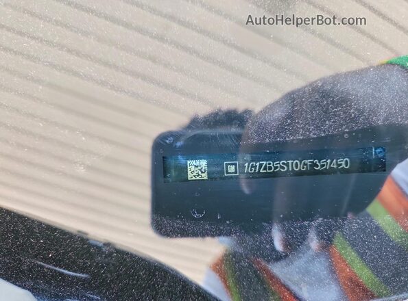 1G1ZB5ST0GF351450 2016 CHEVROLET MALIBU Синий Вид подкапотного пространства