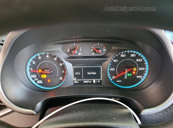 1G1ZB5ST0GF351450 2016 CHEVROLET MALIBU Синий Вид щитка приборов