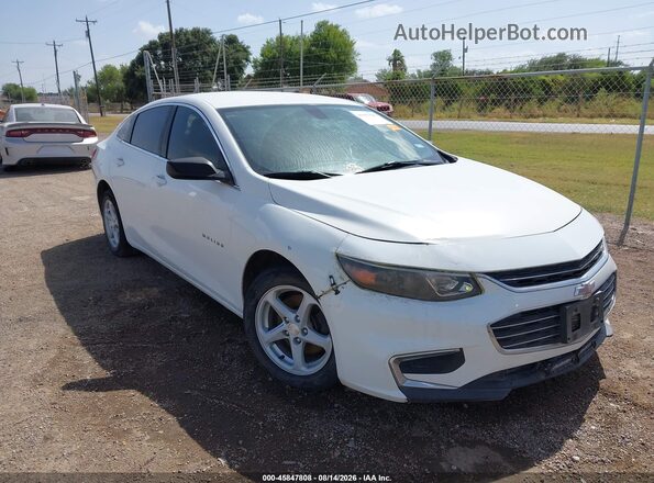 1G1ZB5ST0HF153890 2017 CHEVROLET MALIBU White Widok z przodu