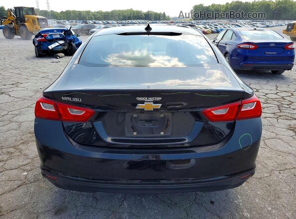 1G1ZB5ST0HF181947 2017 CHEVROLET MALIBU Black Вид ззаду