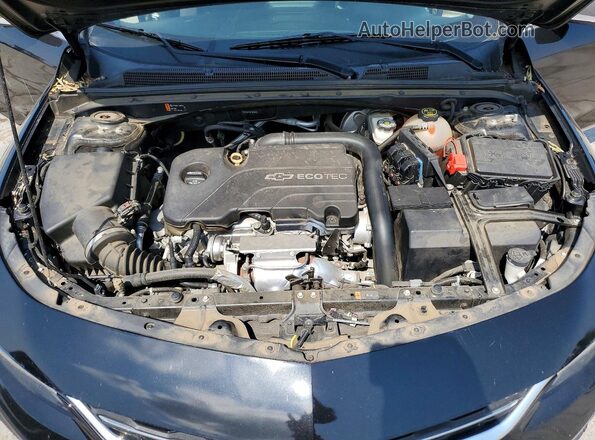 1G1ZB5ST0HF181947 2017 CHEVROLET MALIBU Black Вид задньої частини салону