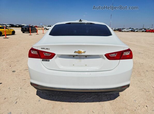 1G1ZB5ST0JF135542 2018 CHEVROLET MALIBU White Rear view
