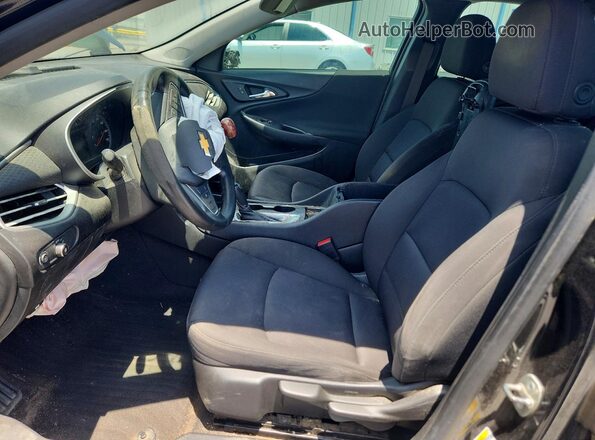 1G1ZB5ST0JF142975 2018 CHEVROLET MALIBU Черный Вид салона спереди