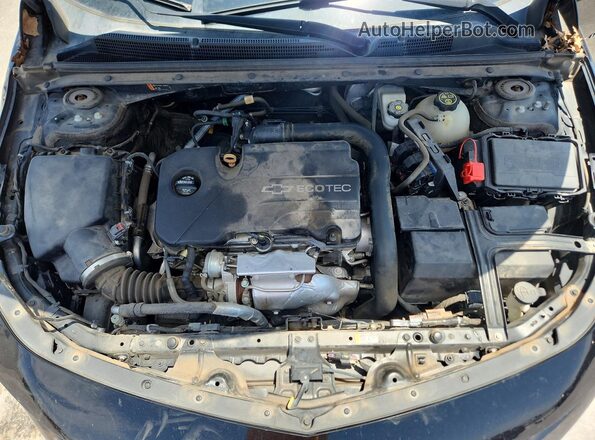 1G1ZB5ST0JF142975 2018 CHEVROLET MALIBU Черный Вид задней части салона