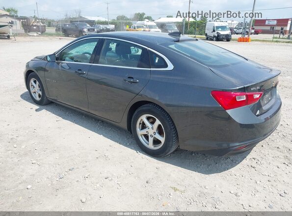 1G1ZB5ST0JF195644 2018 CHEVROLET MALIBU Gray Задня ліва чверть
