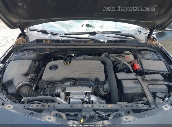 1G1ZB5ST0JF195644 2018 CHEVROLET MALIBU Gray Вид ззаду
