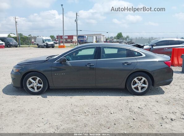 1G1ZB5ST0JF195644 2018 CHEVROLET MALIBU Gray 