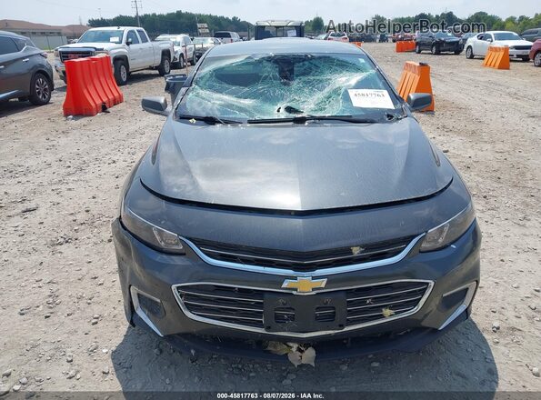 1G1ZB5ST0JF195644 2018 CHEVROLET MALIBU Gray Вид задньої частини салону