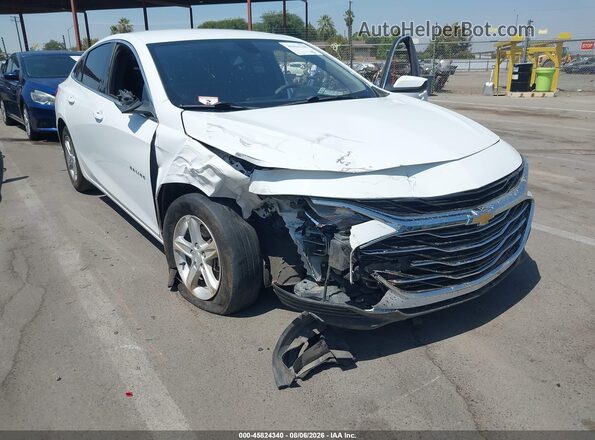 1G1ZB5ST0MF018080 2021 CHEVROLET MALIBU White Widok z przodu