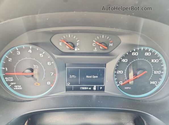 1G1ZB5ST0NF187050 2022 CHEVROLET MALIBU Black Instrument cluster view