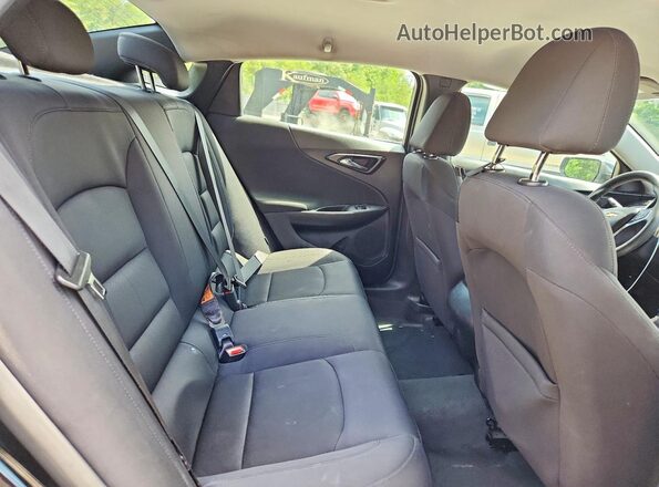1G1ZB5ST0NF187050 2022 CHEVROLET MALIBU Black Rear seats view