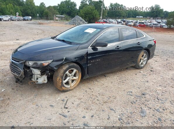 1G1ZB5ST1GF356771 2016 CHEVROLET MALIBU Черный Передняя левая четверть