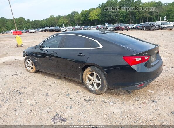 1G1ZB5ST1GF356771 2016 CHEVROLET MALIBU Черный Задняя левая четверть