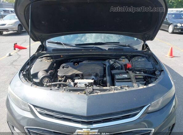 1G1ZB5ST1HF197039 2017 CHEVROLET MALIBU Серый Вид сзади