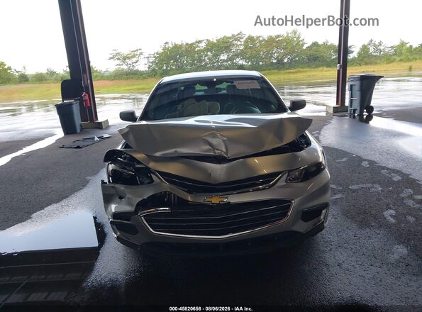 1G1ZB5ST1JF176309 2018 CHEVROLET MALIBU Gray Вид щитка приладів