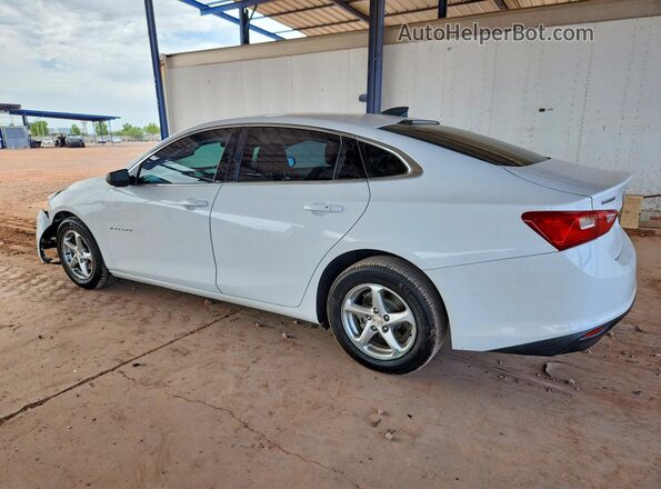 1G1ZB5ST1JF179615 2018 CHEVROLET MALIBU White Trasero izquierdo