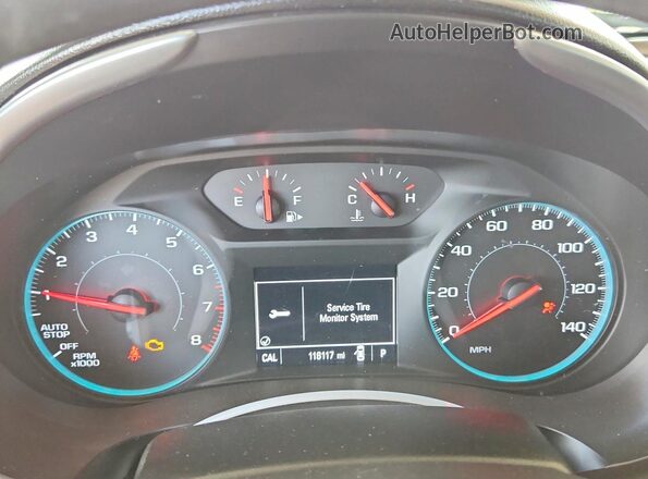 1G1ZB5ST1JF179615 2018 CHEVROLET MALIBU White Vista del cuadro de instrumentos