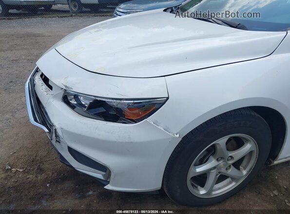 1G1ZB5ST1JF223032 2018 CHEVROLET MALIBU White Вид спереду