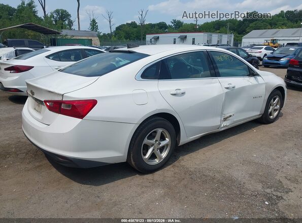 1G1ZB5ST1JF223032 2018 CHEVROLET MALIBU White Задня права чверть