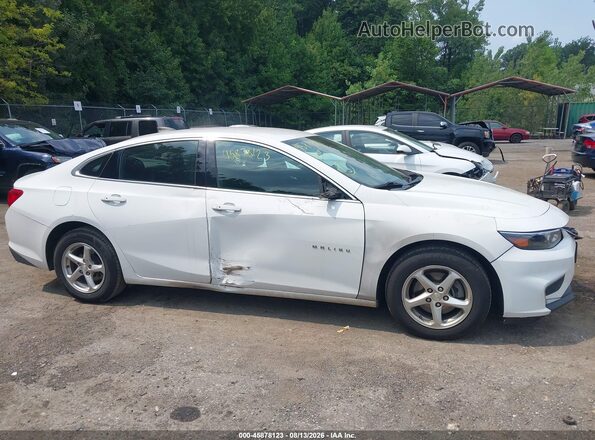 1G1ZB5ST1JF223032 2018 CHEVROLET MALIBU White Вид задньої частини салону
