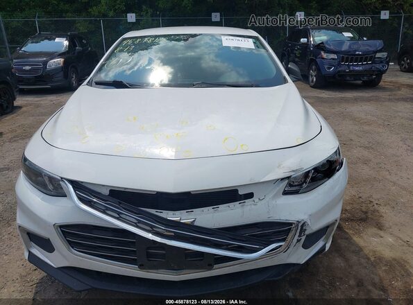 1G1ZB5ST1JF223032 2018 CHEVROLET MALIBU White Вид щитка приладів
