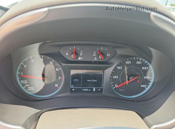 1G1ZB5ST1LF018099 2020 CHEVROLET MALIBU White ხელსაწყოთა პანელის ხედი