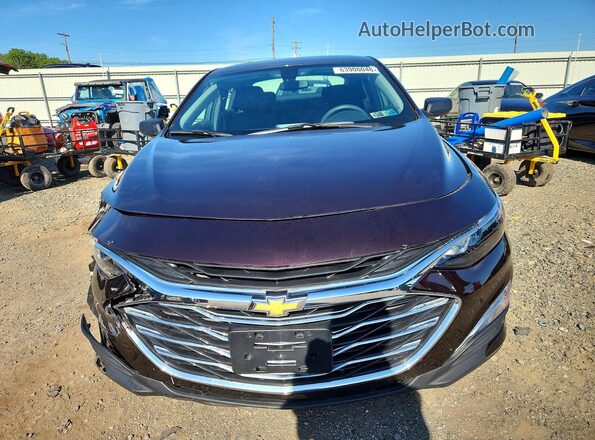 1G1ZB5ST1MF025314 2021 CHEVROLET MALIBU Темно-бордовый Вид спереди