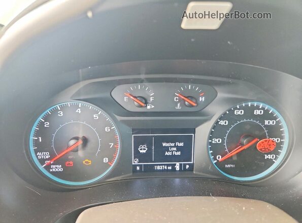1G1ZB5ST1NF191060 2022 CHEVROLET MALIBU Серый Вид щитка приборов