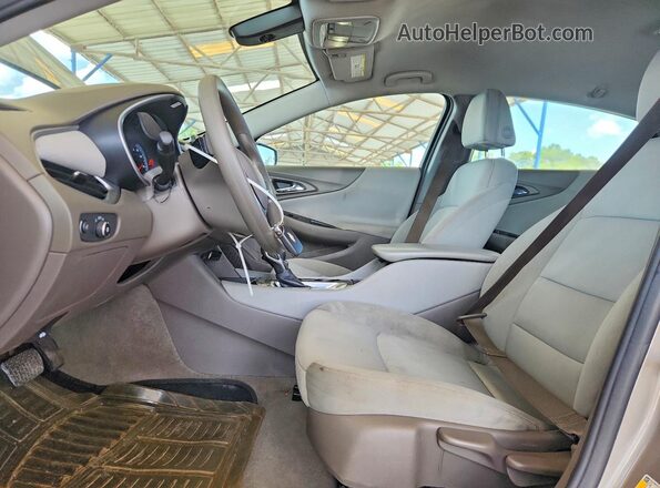1G1ZB5ST1NF191060 2022 CHEVROLET MALIBU Серый Вид салона спереди