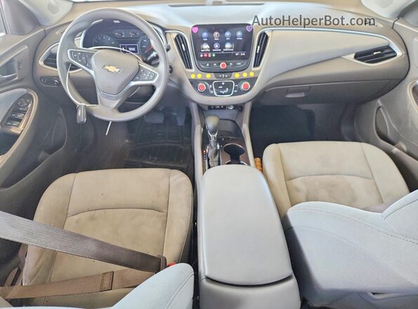 1G1ZB5ST1NF191060 2022 CHEVROLET MALIBU Серый Вид панели приборов