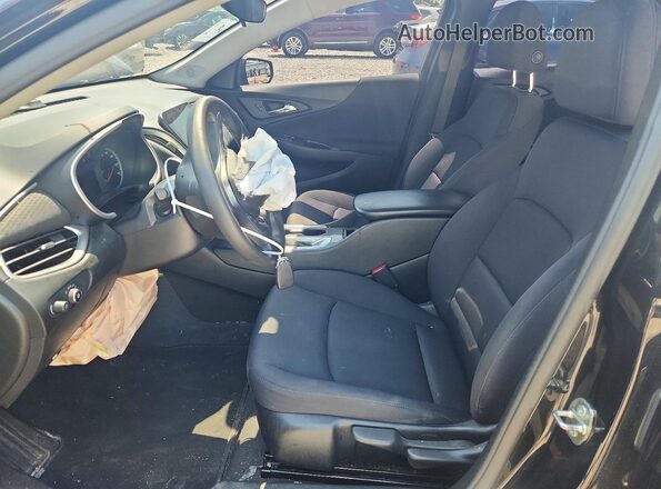 1G1ZB5ST1NF211033 2022 CHEVROLET MALIBU Черный Вид салона спереди