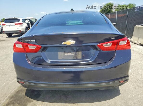 1G1ZB5ST2GF177395 2016 CHEVROLET MALIBU Синий Вид сзади