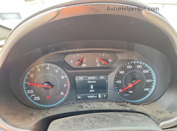 1G1ZB5ST2GF252483 2016 CHEVROLET MALIBU White Widok zestawu wskaźników