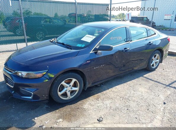 1G1ZB5ST2GF303772 2016 CHEVROLET MALIBU Blue Передня ліва чверть