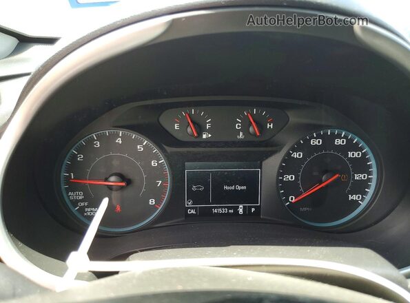 1G1ZB5ST2GF345598 2016 CHEVROLET MALIBU Silver Widok zestawu wskaźników