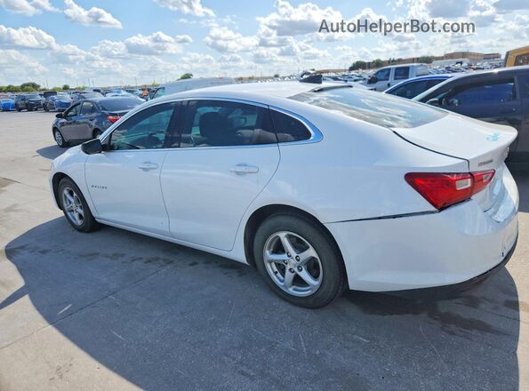 1G1ZB5ST2JF117155 2018 CHEVROLET MALIBU White Tył lewy