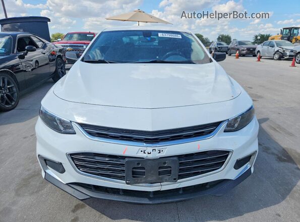 1G1ZB5ST2JF117155 2018 CHEVROLET MALIBU White Widok z przodu