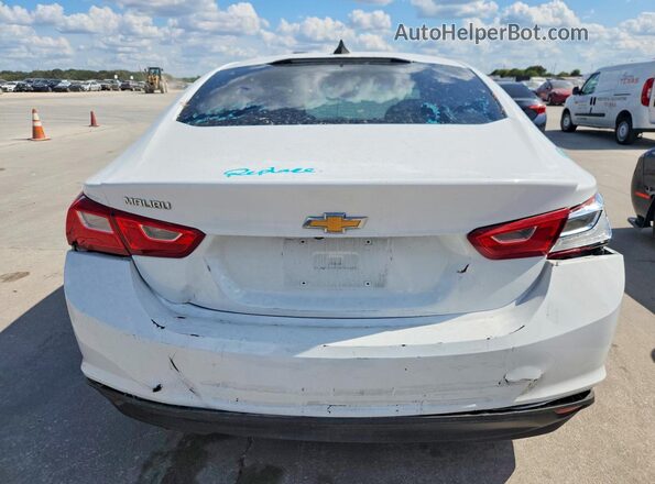 1G1ZB5ST2JF117155 2018 CHEVROLET MALIBU White Widok z tyłu