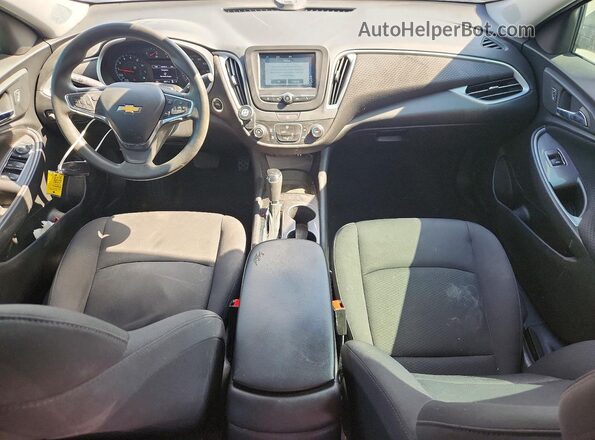 1G1ZB5ST2JF117155 2018 CHEVROLET MALIBU White Widok deski rozdzielczej