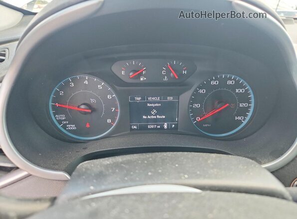 1G1ZB5ST2JF117155 2018 CHEVROLET MALIBU White Widok zestawu wskaźników