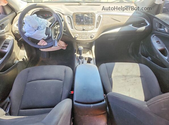 1G1ZB5ST2KF131736 2019 CHEVROLET MALIBU Blue Вид панелі приладів