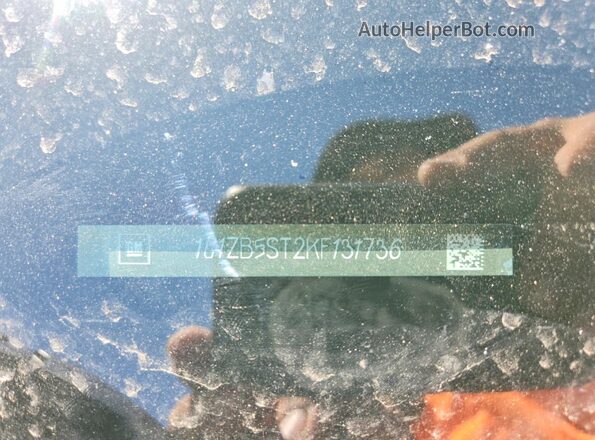 1G1ZB5ST2KF131736 2019 CHEVROLET MALIBU Blue Вид підкапотного простору