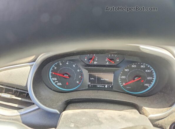 1G1ZB5ST2KF131736 2019 CHEVROLET MALIBU Blue Вид щитка приладів